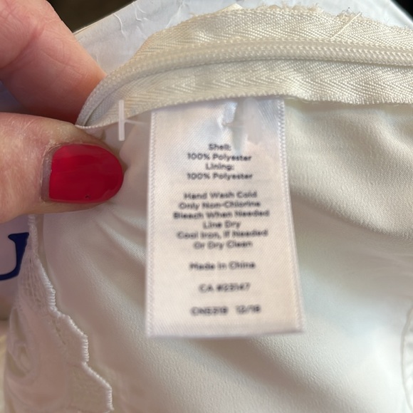RSVP BY TALBOTS SIZE MP BEAUTIFUL WHITE SOFT LACE TOP - Picture 8 of 8